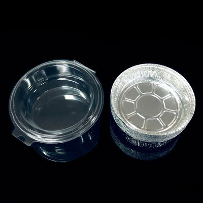 Custom Order Accepted Clear PET Hinged Plastic Bowl Round Blister Clamshell Packaging