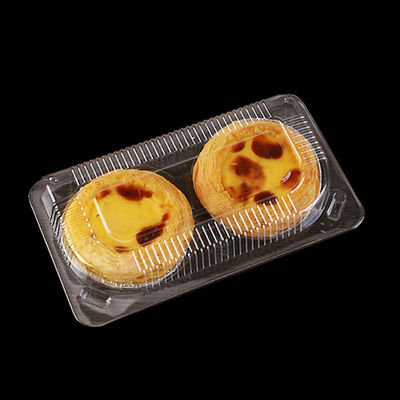 Matt Lamination Printing Two Compartments Clamshell Box for Take Away Plastic Box