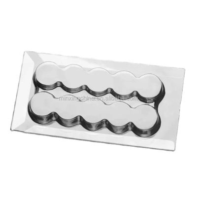 PET/PVC/PS/PP Customized Triple Folding Sliding Paper Card Blister Packaging for Coins