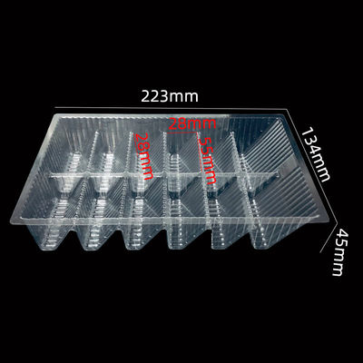 Recyclable Materials Feature Customized Clear PET Blister Tray for Confectionary