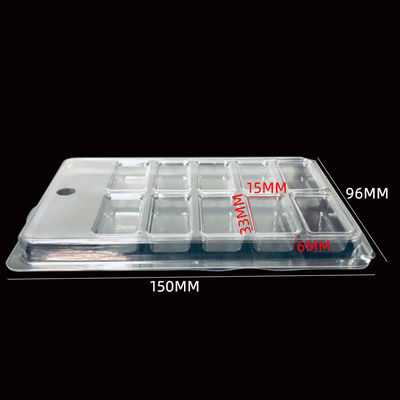 ISO14001 Certified Hinged Clamshell Packaging for Artificial Nails and Makeup Tools