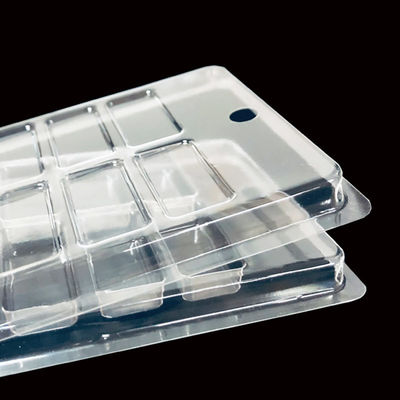 ISO14001 Certified Hinged Clamshell Packaging for Artificial Nails and Makeup Tools