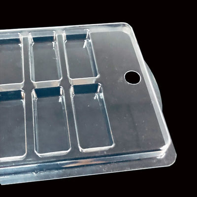 ISO14001 Certified Hinged Clamshell Packaging for Artificial Nails and Makeup Tools
