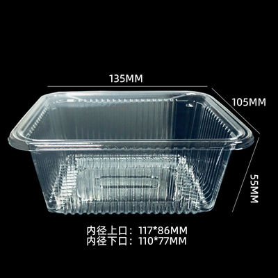 Customizable PET Cake Box Insert Tray Blister Packaging for Bakeries Fruits Vegetables