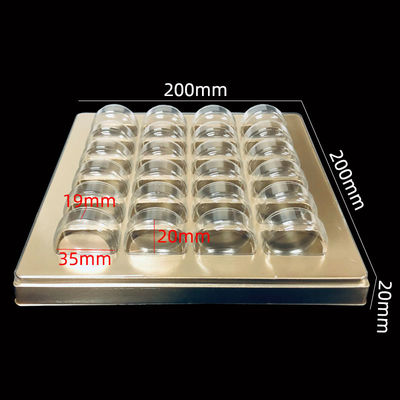 Plastic Box Blister Tray with Lid For Macaron Cookies Pastries and ISO9001 Certified