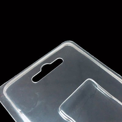 Customizable PET Hinged Blister Clamshell Packaging for Artificial Nails Makeup Tools