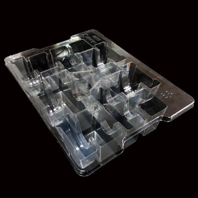 Transparent PET Blister Tray for Recyclable Plastic Packaging Gear Hardware Components