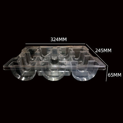 Transparent PET Blister Tray for Recyclable Plastic Packaging Gear Hardware Components