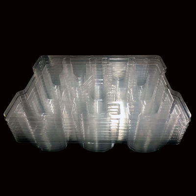 Transparent PET Blister Tray for Recyclable Plastic Packaging Gear Hardware Components