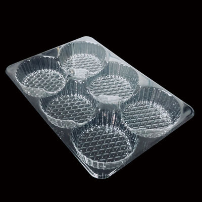 Food Grade Clear PET Blister Insert Tray for Mochi Pastries Cakes Muffins Bakery