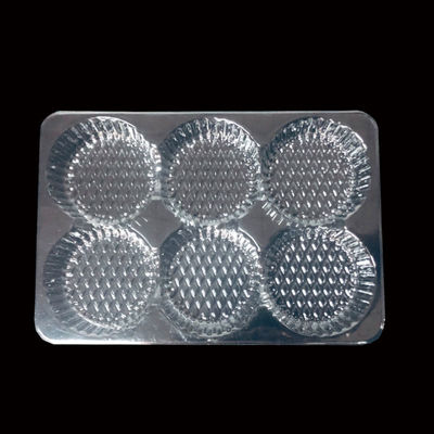 Food Grade Clear PET Blister Insert Tray for Mochi Pastries Cakes Muffins Bakery