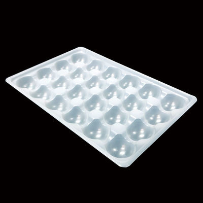 OEM ODM Natural White PP Blister Tray for Octopus Balls Meatballs Thickness 0.2-2.0mm