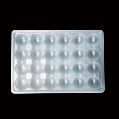 OEM ODM Natural White PP Blister Tray for Octopus Balls Meatballs Thickness 0.2-2.0mm