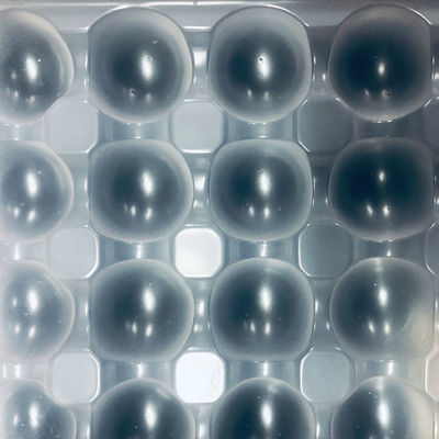 OEM ODM Natural White PP Blister Tray for Octopus Balls Meatballs Thickness 0.2-2.0mm