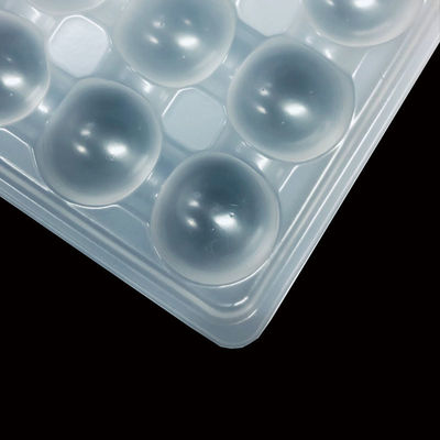 OEM ODM Natural White PP Blister Tray for Octopus Balls Meatballs Thickness 0.2-2.0mm