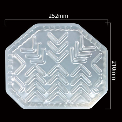 Custom PP Blister Tray for Deli Food -18°C Cold Resistant Microwave Safe Plastic Type PP