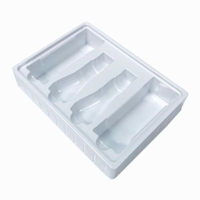 Skin Care Kit Insert Tray White PS Plastic Packaging Blister Molded Tray for Cosmetics Set