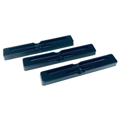 Custom Luxury Plastic Insert Tray Black Matt PS Blister Packaging for Eyebrow Pencils