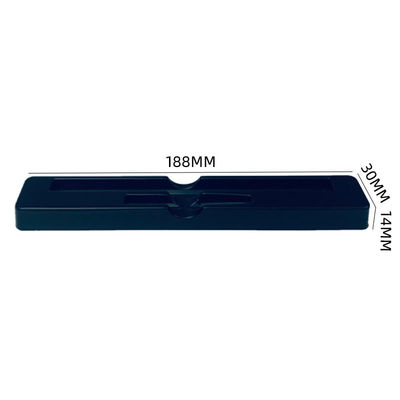 Custom Luxury Plastic Insert Tray Black Matt PS Blister Packaging for Eyebrow Pencils