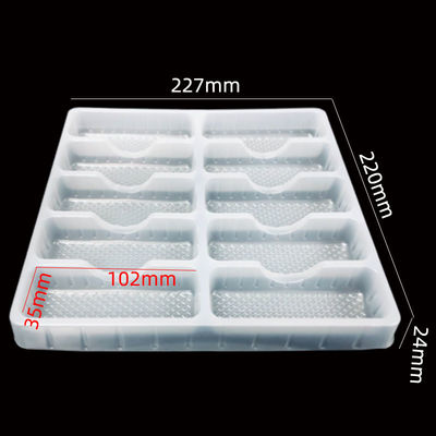 OEM Natural White Food Grade PP Blister Insert Tray for Cookies Pastries Cakes HN-0017