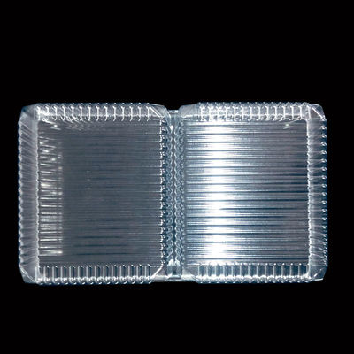 Custom Disposable Clear Food Grade PET Blister Insert Tray Plastic Boxes For Pastry
