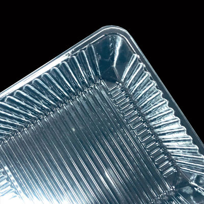 Custom Disposable Clear Food Grade PET Blister Insert Tray Plastic Boxes For Pastry