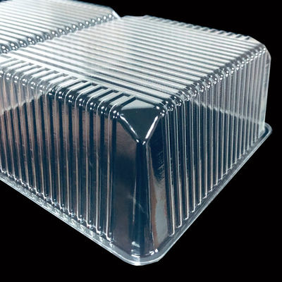 Custom Disposable Clear Food Grade PET Blister Insert Tray Plastic Boxes For Pastry