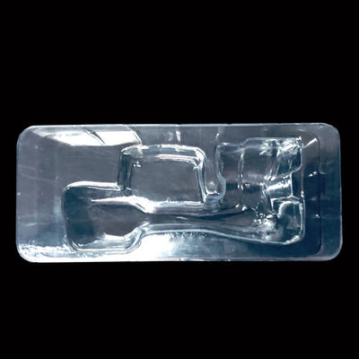 Customized Clear PET Blister Insert Tray for Chrome Nail Powder Jar Makeup Tools Made