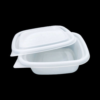 Customized Microwavable Food Grade Plastic Container for Soup Deli Food Natural White