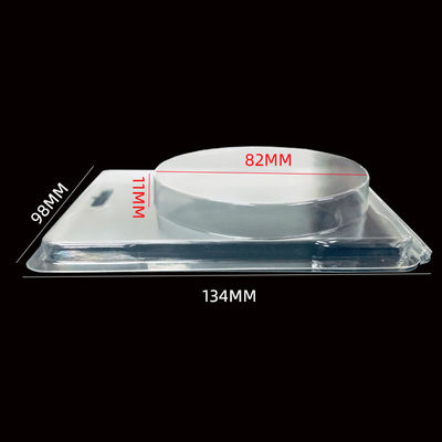 Clear PET Hinged Plastic Packaging Clamshell Blister for False Nails ISO9001 Approved