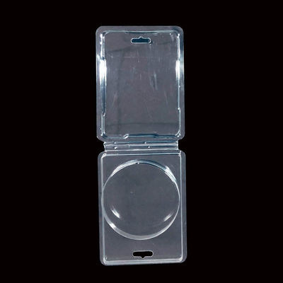 Clear PET Hinged Plastic Packaging Clamshell Blister for False Nails ISO9001 Approved