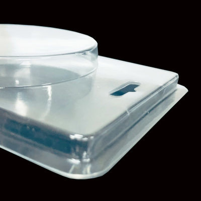 Clear PET Hinged Plastic Packaging Clamshell Blister for False Nails ISO9001 Approved