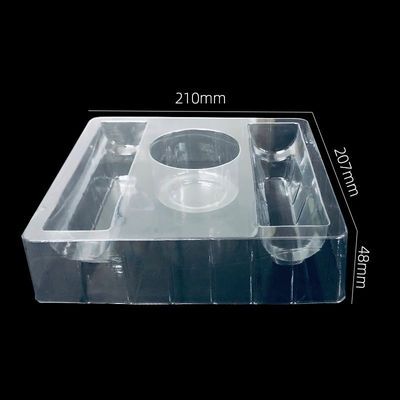 Customizable Shape Size Cosmetic Packaging Transparent PET Blister Tray for Skin Care Kit