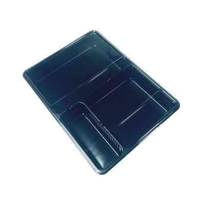 36 Years Experience Custom PP Black Tray PET Clear Lid Blister Packaging For Sliced Meat