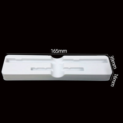 ISO Certified In-house Design Matte Texture White PS Blister Tray for Eyebrow Pencil