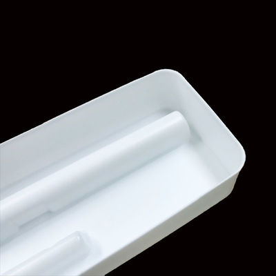 ISO Certified In-house Design Matte Texture White PS Blister Tray for Eyebrow Pencil