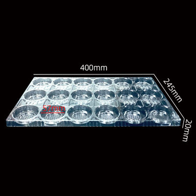 Custom Order Accepted SH-0263 PET Clear Vacuum Forming Molded Tray for Soft Drink Boba Tea