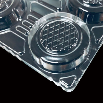 Custom Order Accepted SH-0263 PET Clear Vacuum Forming Molded Tray for Soft Drink Boba Tea