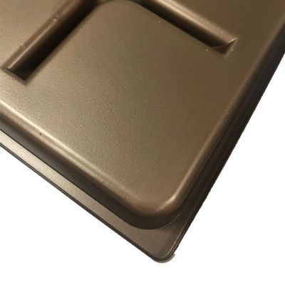 Cold Resistant Plastic Packaging Food Grade Amber Color Blister Tray for Mooncake Donuts