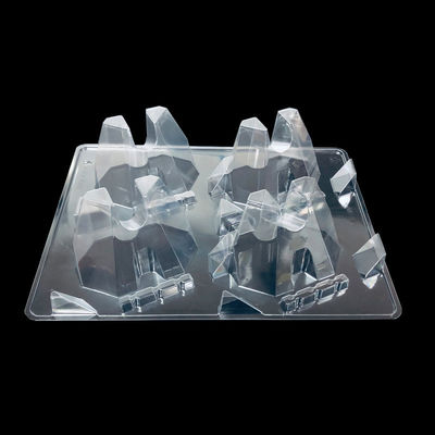Transparent PET Turnover Plastic Packaging Blister Tray for Automobile Components Direct