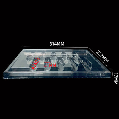 Transparent PET Plastic Packaging Tailored Disposable Blister Tray for Folding Knives