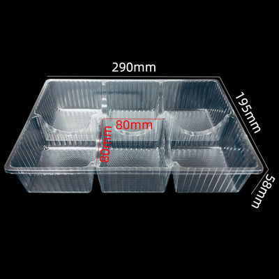 Customizable Shape Size SH-0123 Cold Resistant PET Blister Tray for Frozen Food Cakes
