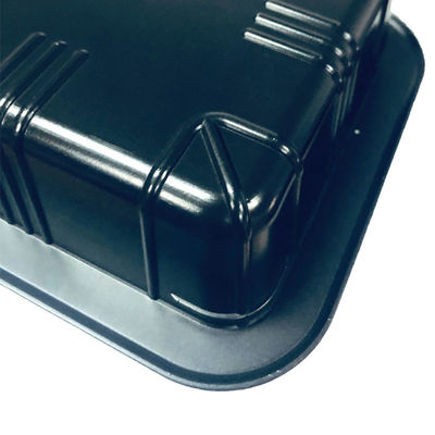 39000SQM Production Area Customized Disposable Black PP Blister Tray for Food