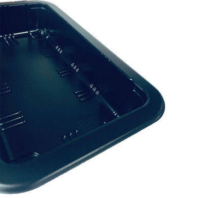 39000SQM Production Area Customized Disposable Black PP Blister Tray for Food