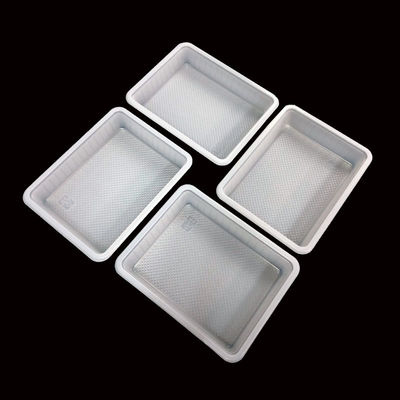 Nature White PP Blister Tray for Bakery Rice Cake Customizable Microwavable Packaging