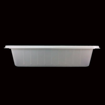 Nature White PP Blister Tray for Bakery Rice Cake Customizable Microwavable Packaging