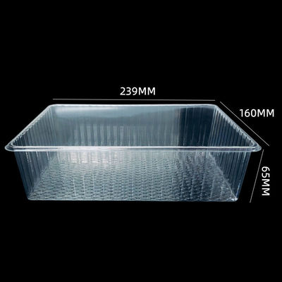 Clear PET Plastic Boxes Blister Tray for Bread Bakery Muffin Cake Salad Customized