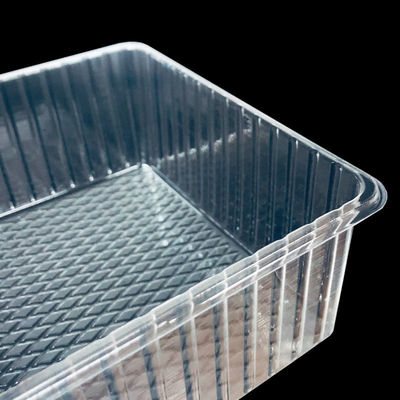 Clear PET Plastic Boxes Blister Tray for Bread Bakery Muffin Cake Salad Customized