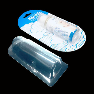 Transparent PET Full Face Seal Heat Seal Blister for Nose Sprayer Robust OEM Packaging