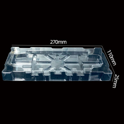 Blister Packaging Customized Clear PET Molded Plastic Insert Tray for Electronic Parts